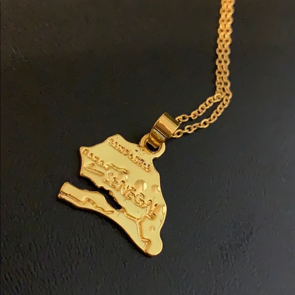 24K Gold Plated Senegal Chain - Picture 2 of 3